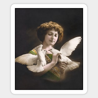 Dove lady Magnet